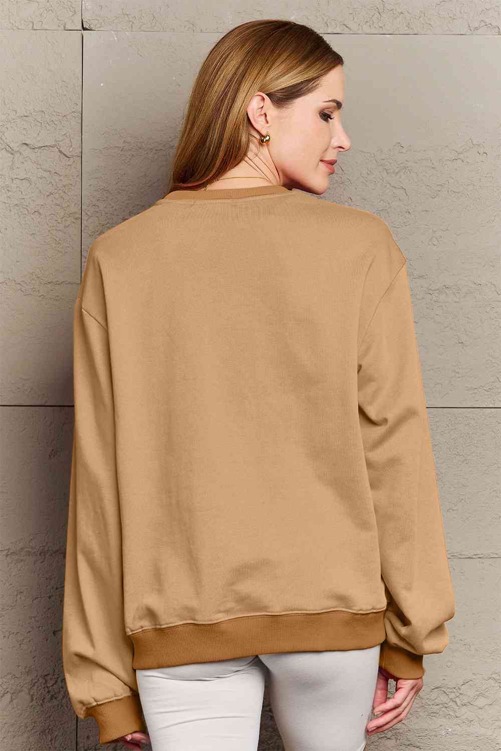 SORRY.CANT.FOOTBALL.BYE Graphic Scoop Sweatshirt