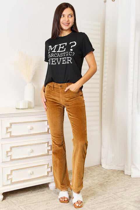 ME? SARCASTIC? NEVER Graphic Tee