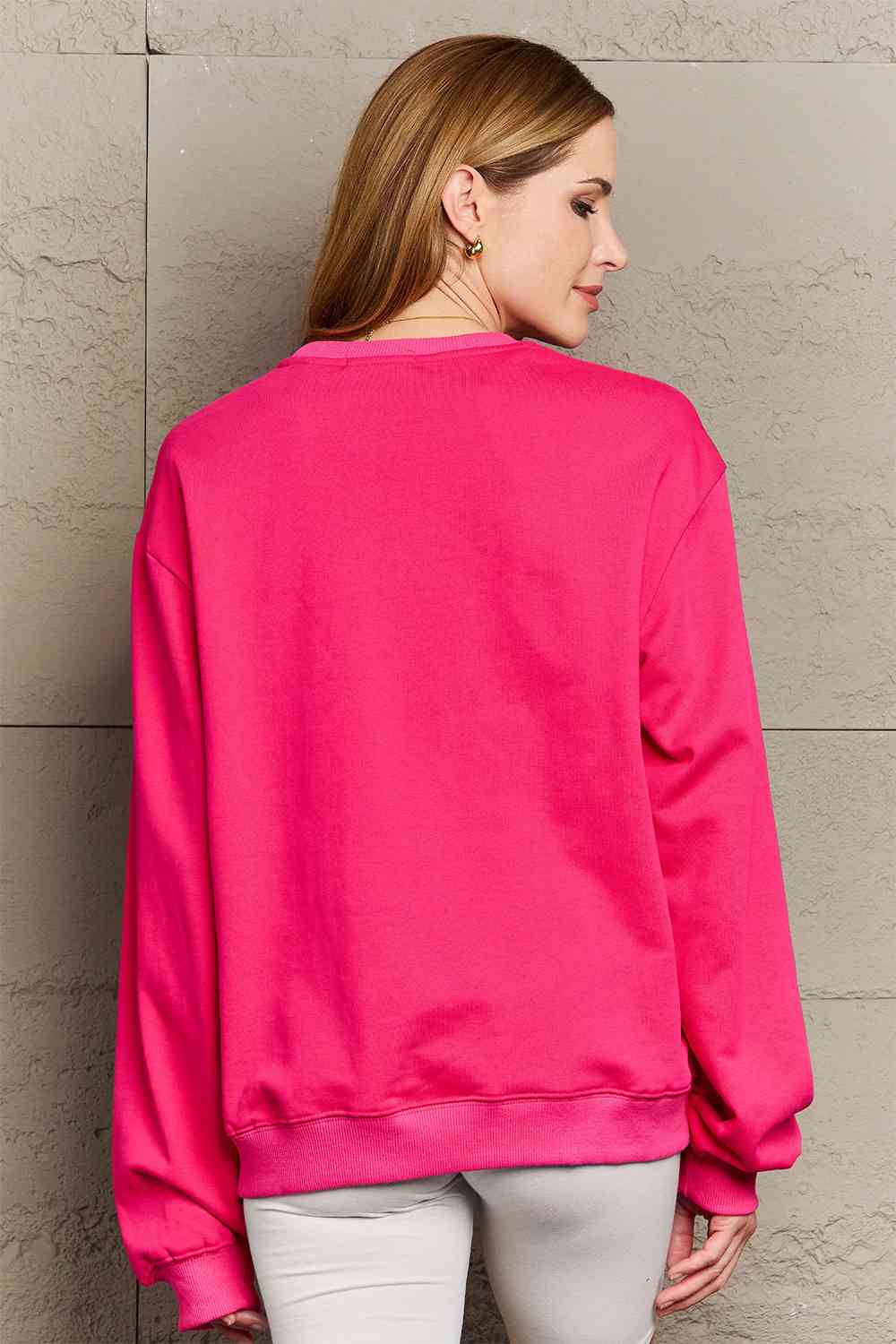 SORRY.CANT.FOOTBALL.BYE Graphic Scoop Sweatshirt
