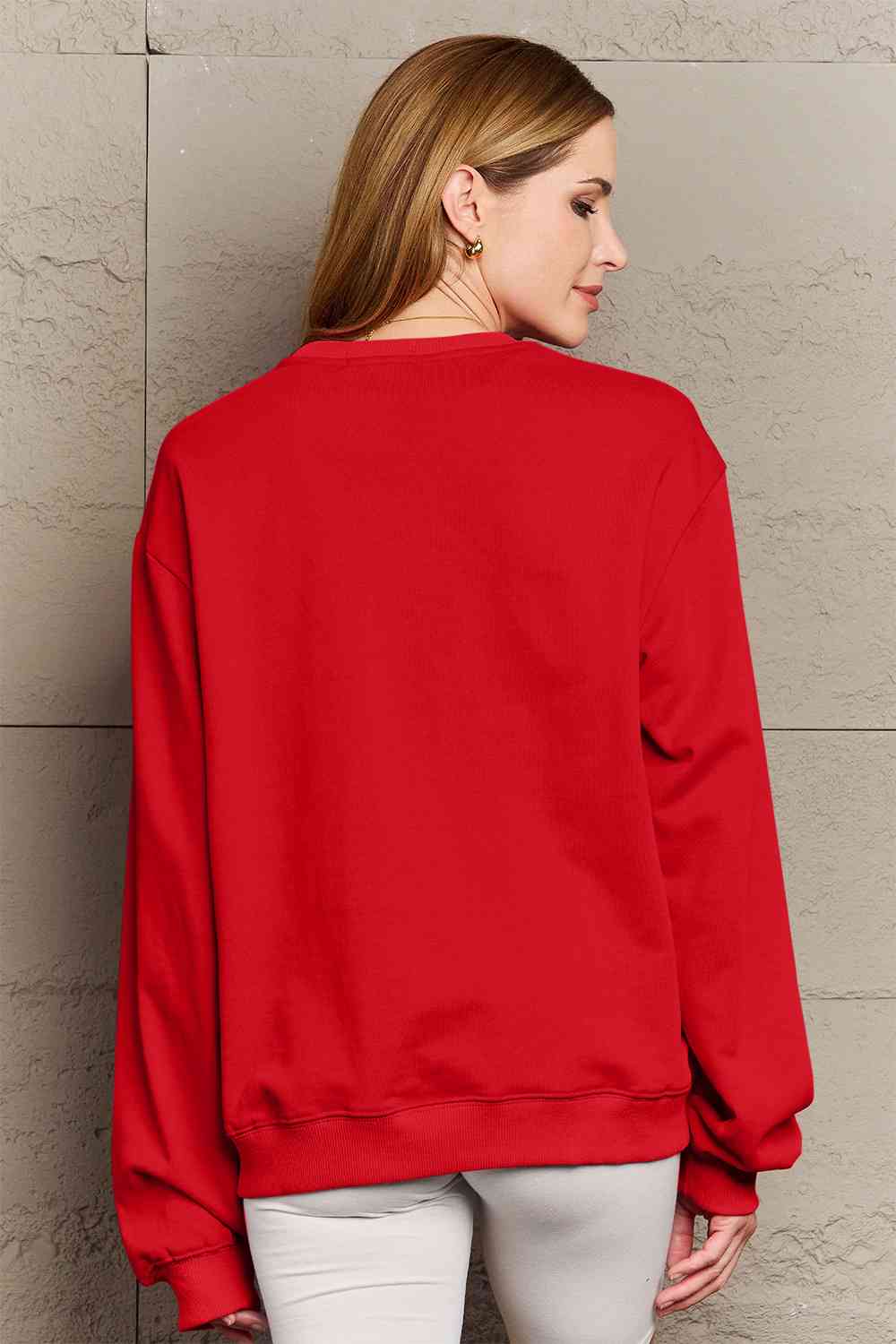 SORRY.CANT.FOOTBALL.BYE Graphic Scoop Sweatshirt