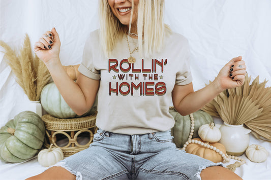 Rollin with My Homies Graphic Tee