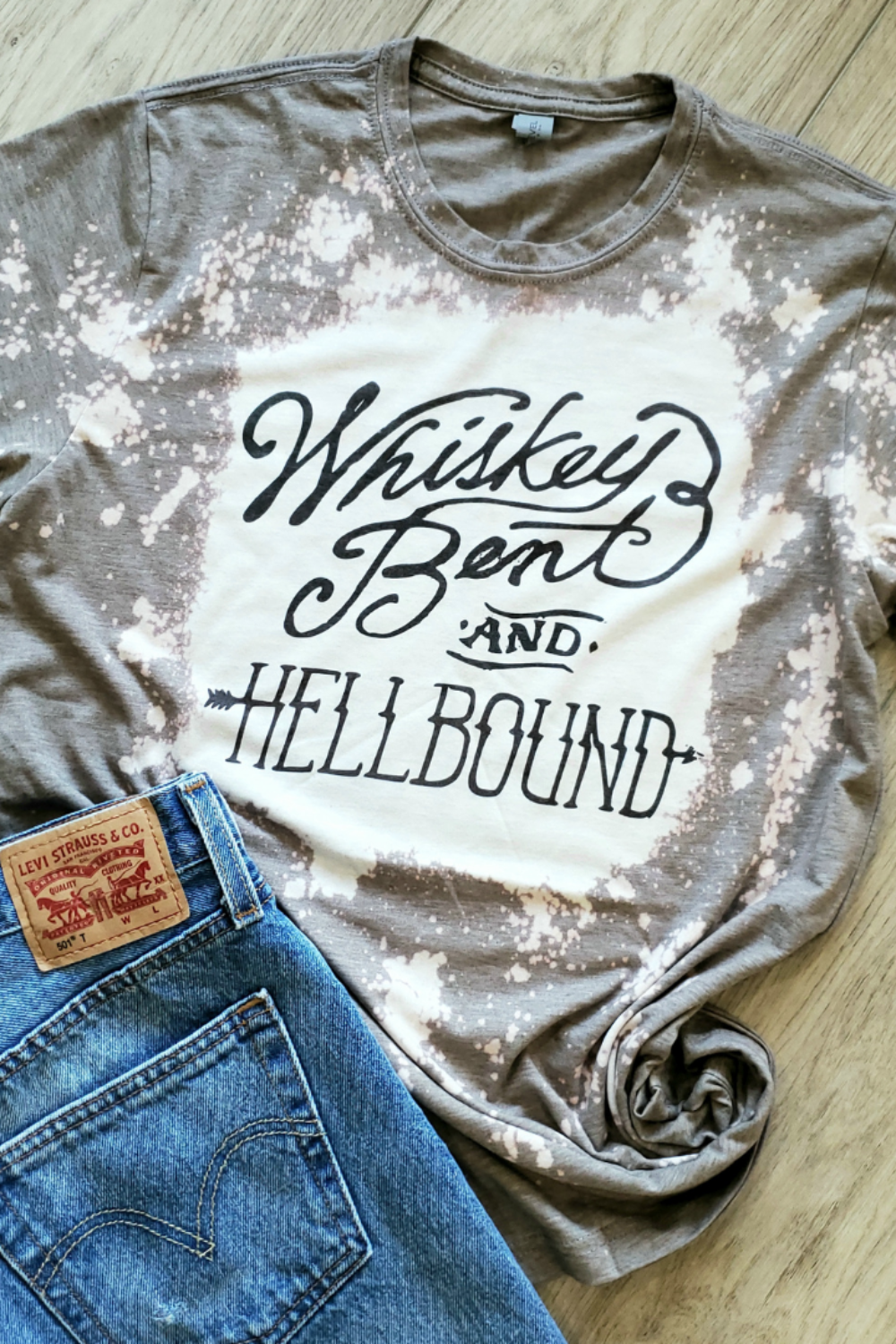 WHISKEY BENT AND HELLBOUND Graphic Tee