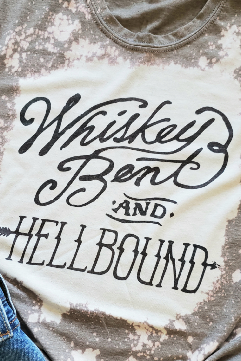 WHISKEY BENT AND HELLBOUND Graphic Tee