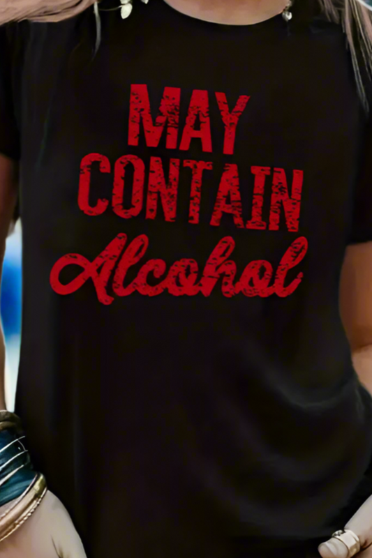 May Contain Alcohol Graphic Tee