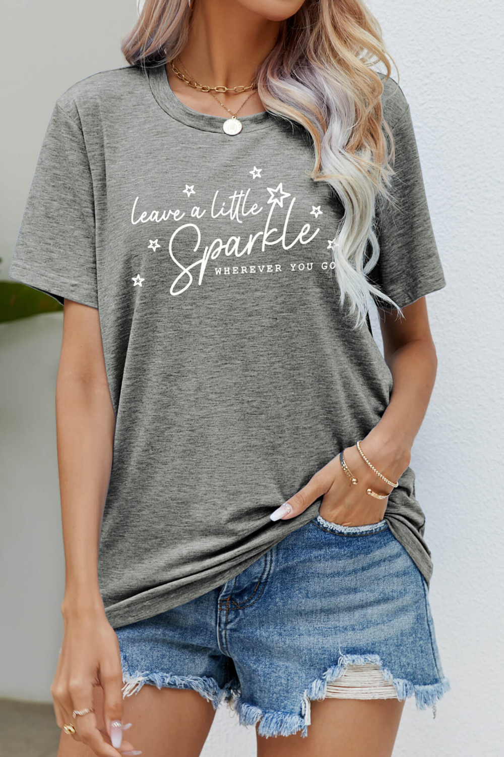 LEAVE A LITTLE SPARKLE WHEREVER YOU GO Tee Shirt