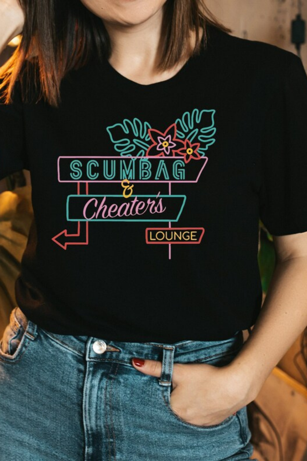 OFFICIAL MEMBER OF THE SCUMBAG AND CHEATERS LOUNGE- Graphic Tee