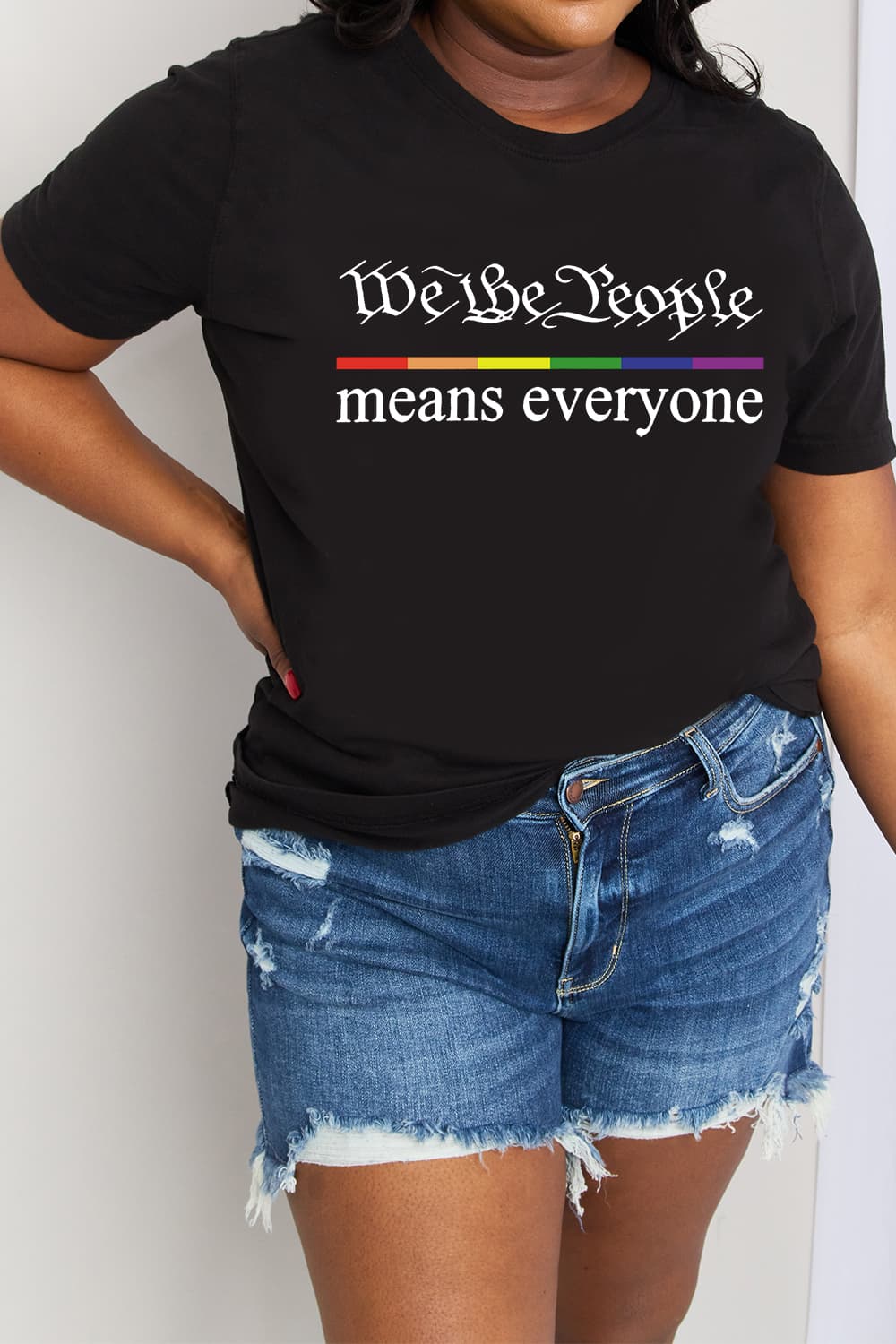 WE THE PEOPLE MEANS EVERYONE Graphic Tee