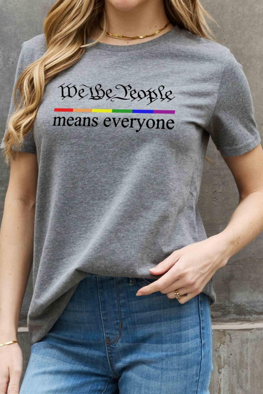 WE THE PEOPLE MEANS EVERYONE Graphic Tee
