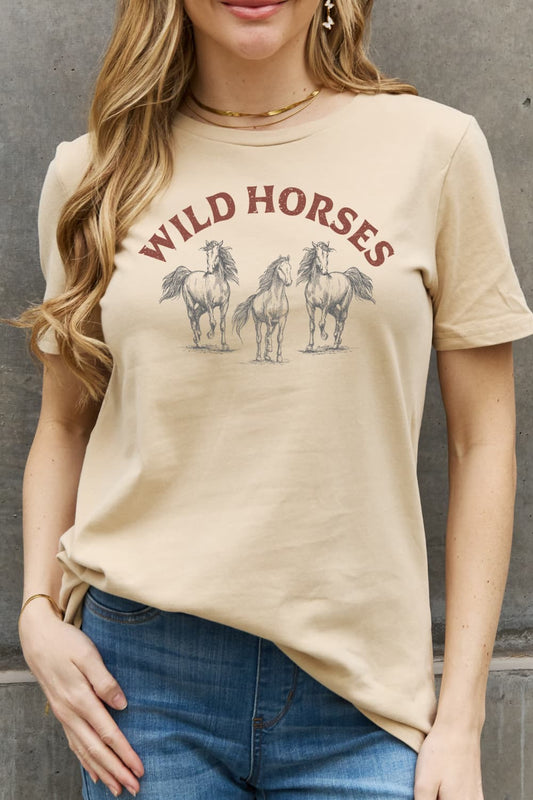 WILD HORSES Graphic Tee