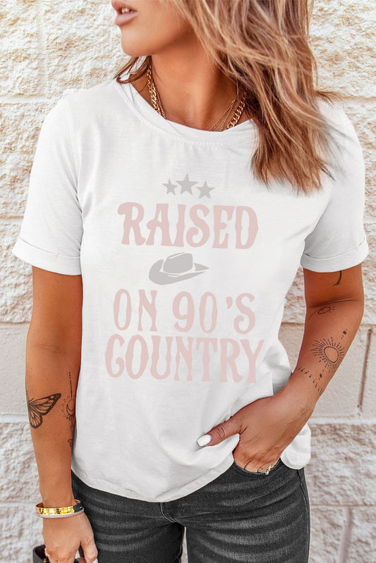 RAISED ON 90's COUNTRY Graphic Tee