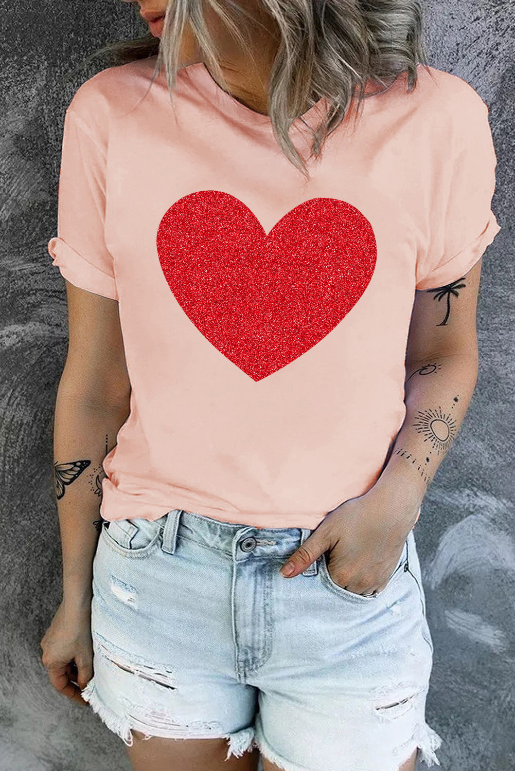 WELL, GLITTER YOUR HEART Graphic T-Shirt