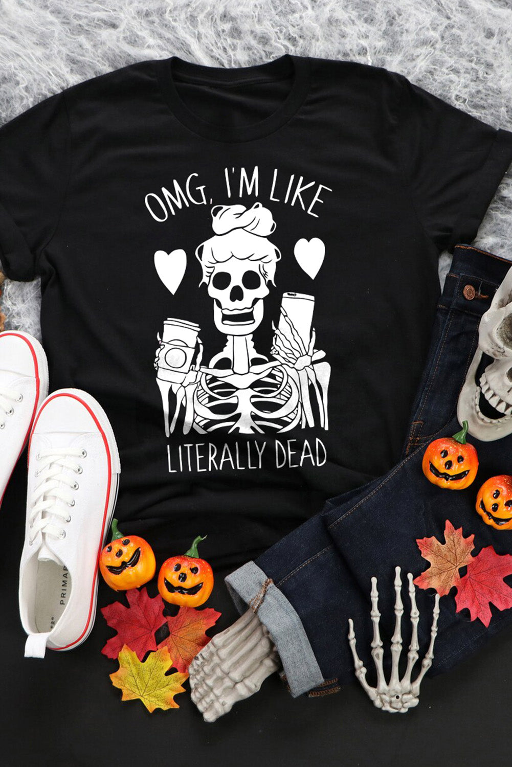 OMG I'M LIKE LITERALLY DEAD Graphic Tee